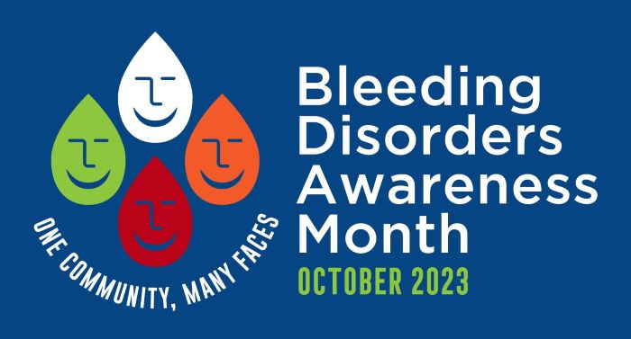 Bleeding Disorders Awareness Month October 2023