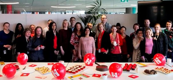CSL docklands red cake day