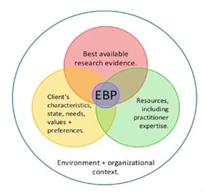 environment and organisational context for evidence-based practice