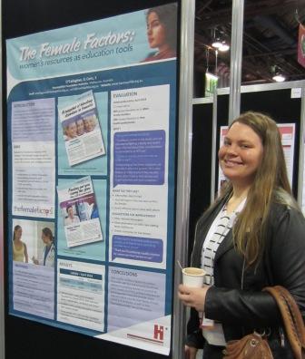 Emily at the HFA poster