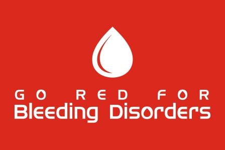 Go red for bleeding disorders