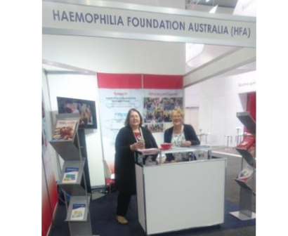 HFA booth at ISTH