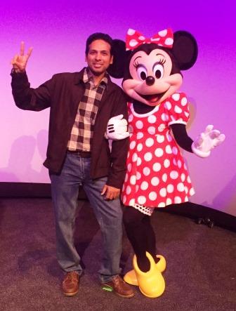 Sumit and Minnie Mouse