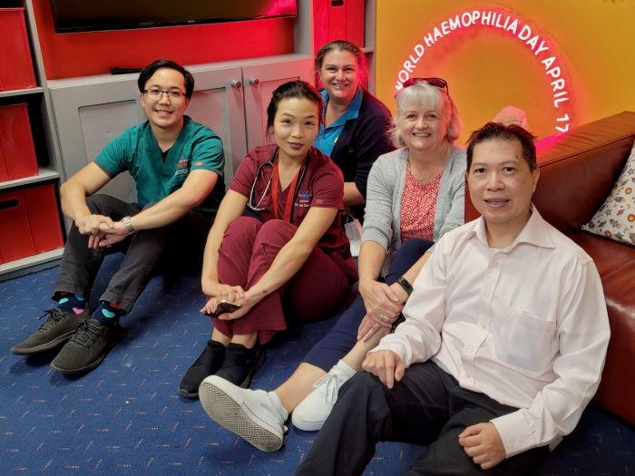 The Haemophilia Treatment Centre team from the Children’s Hospital at Westmead