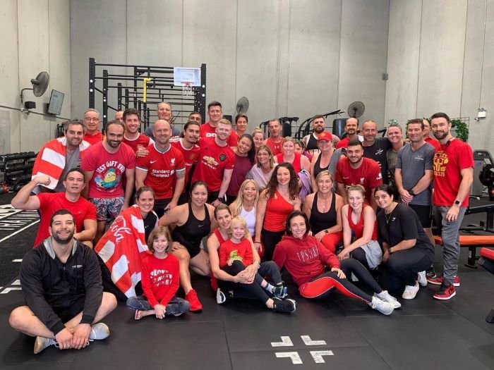 Performance personal training team in red