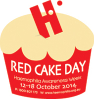 Red cake day logo