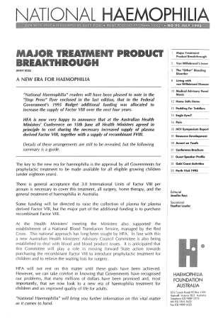 Major treatment product breakthrough article