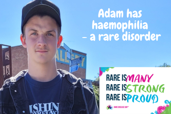 Adam has haemophilia