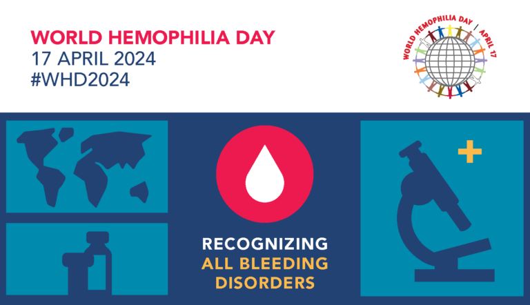 World Haemophilia Day 2024 - recognising all bleeding disorders